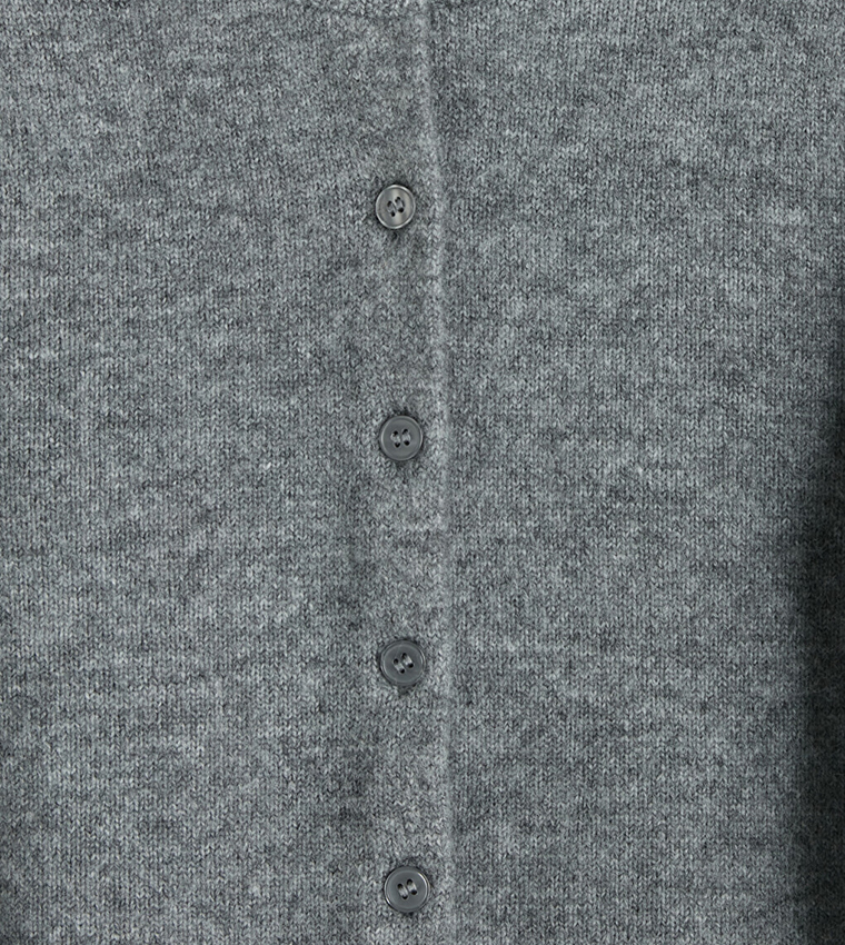LC Waikiki  Cardigans - Grey Cardigans