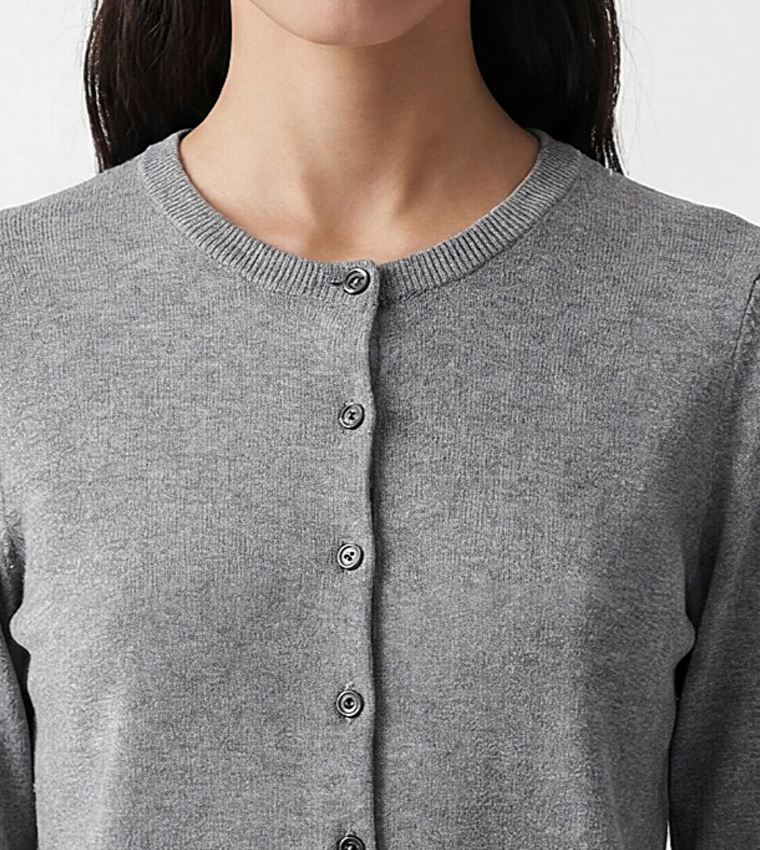 Solid Long Sleeves Cardigan