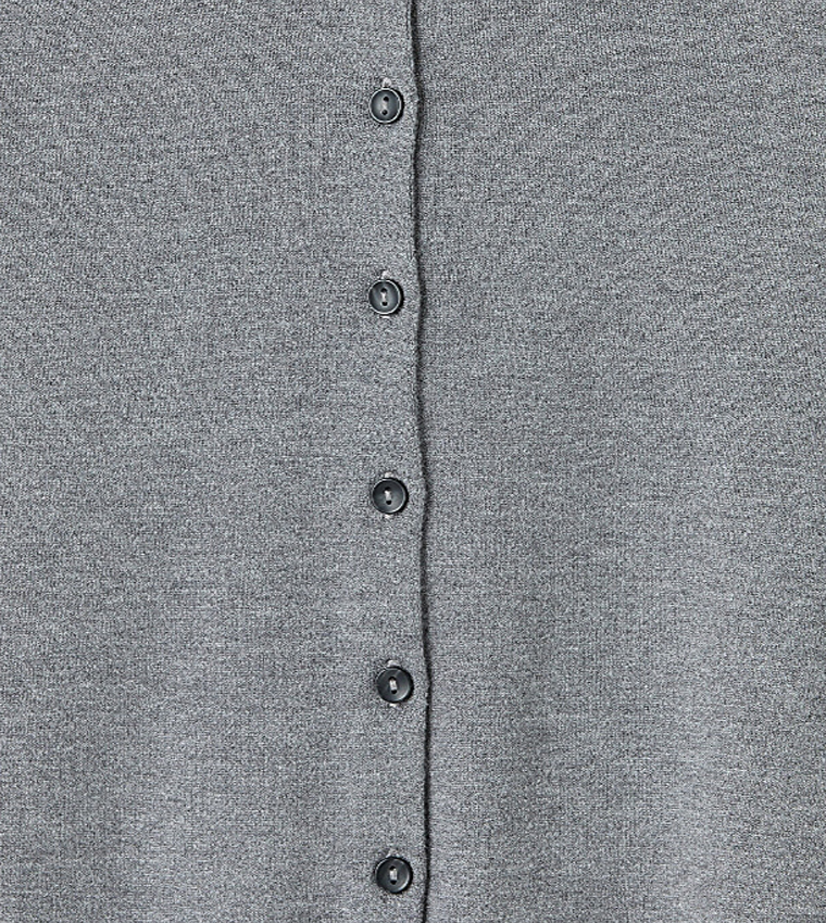 Solid Long Sleeves Cardigan