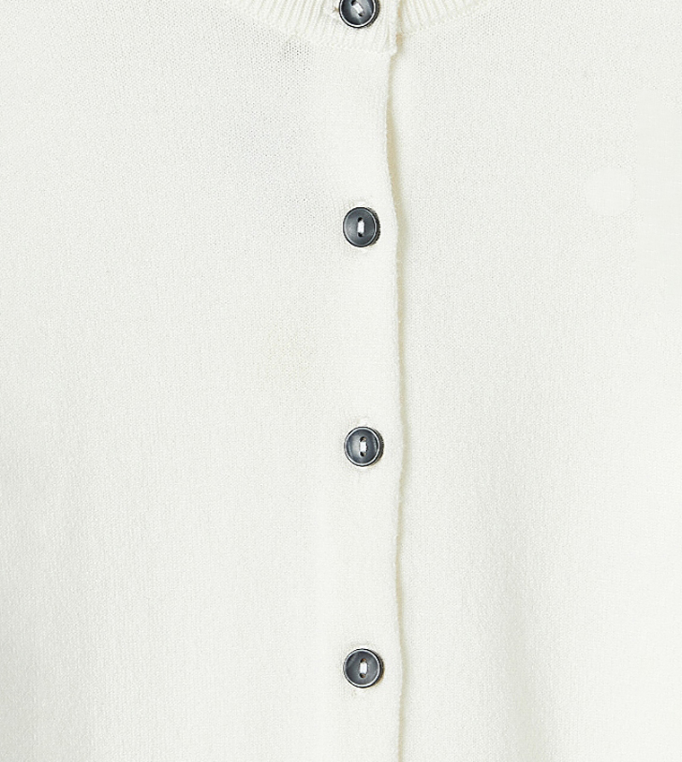 LC Waikiki  Cardigans - White Cardigans