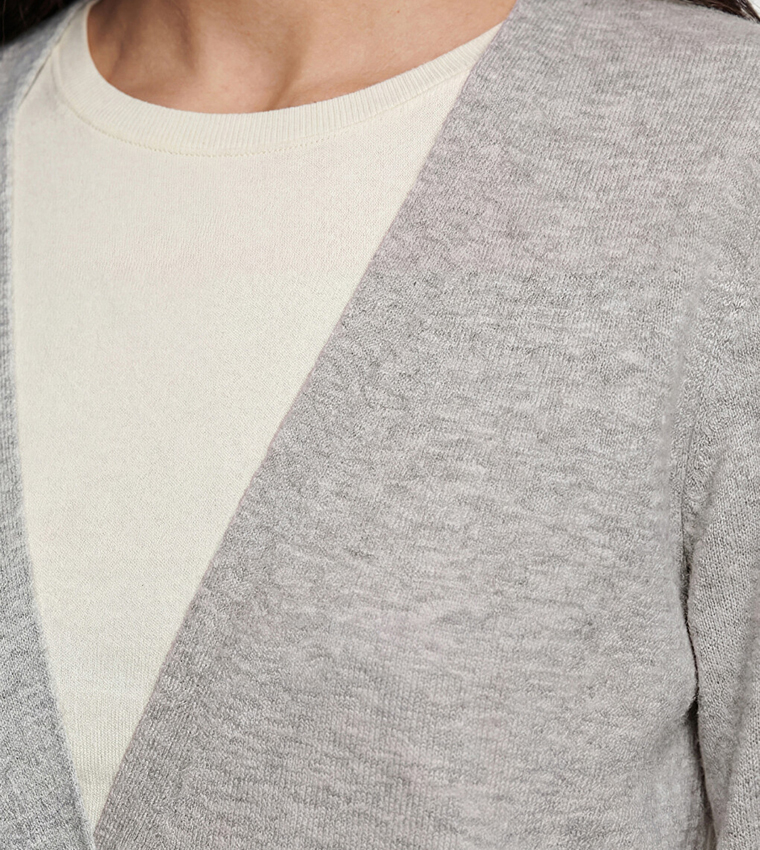 LC Waikiki  Cardigans - Grey Cardigans