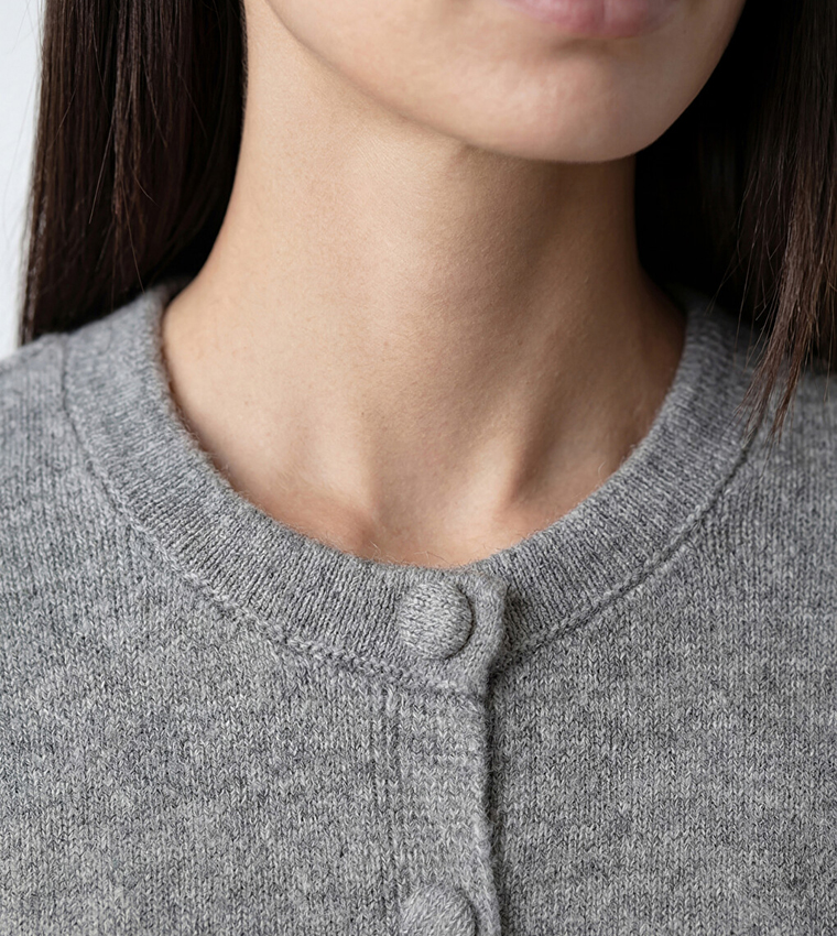 LC Waikiki  Cardigans - Grey Cardigans