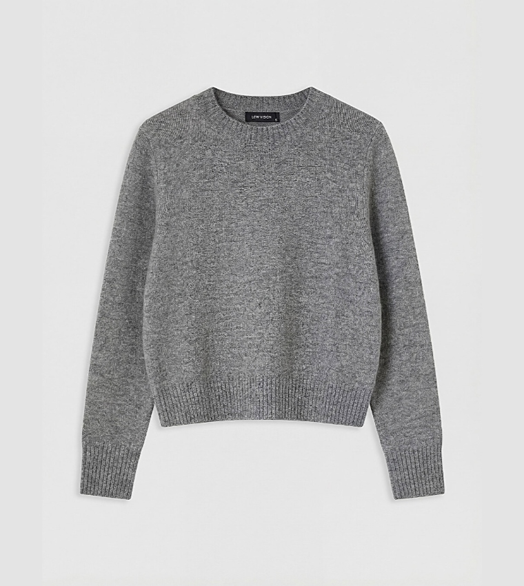 Solid Crew Neck Sweater