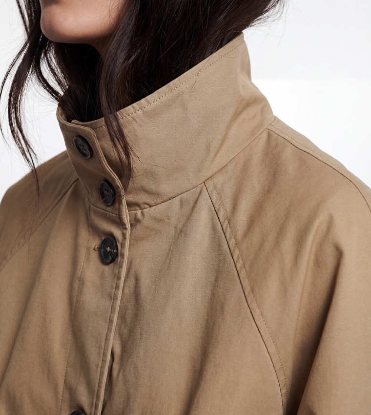 LC Waikiki  Casual Jackets - Beige Casual Jackets