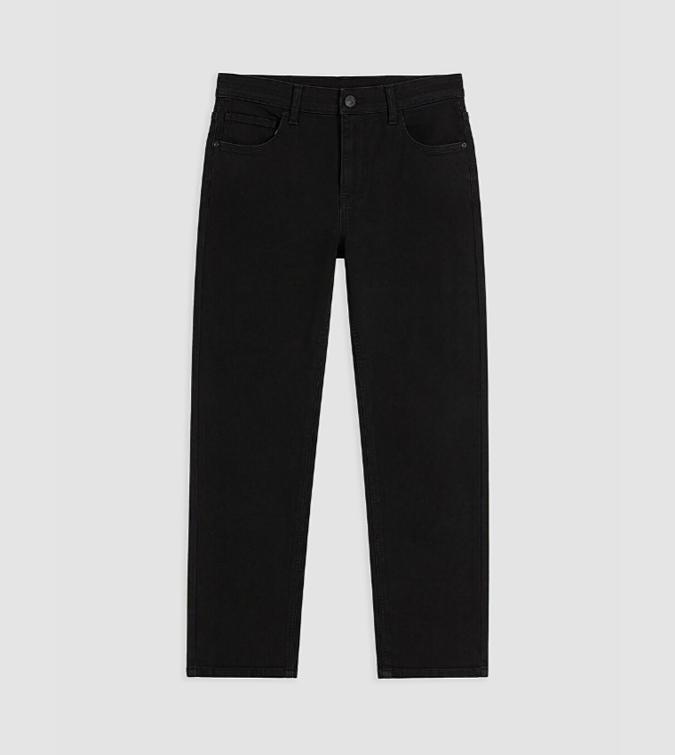 Solid Regular Fit Jeans