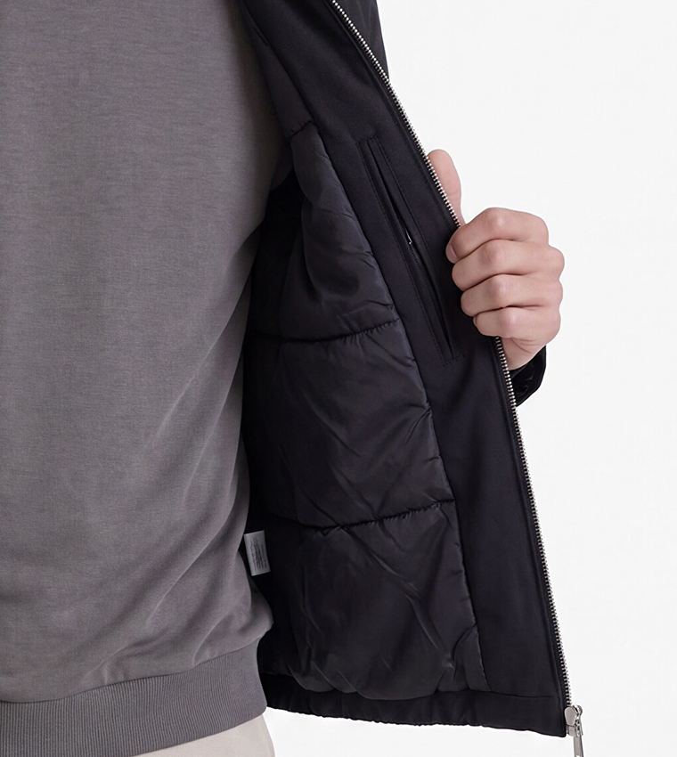 Solid Classic Collar Casual Jacket