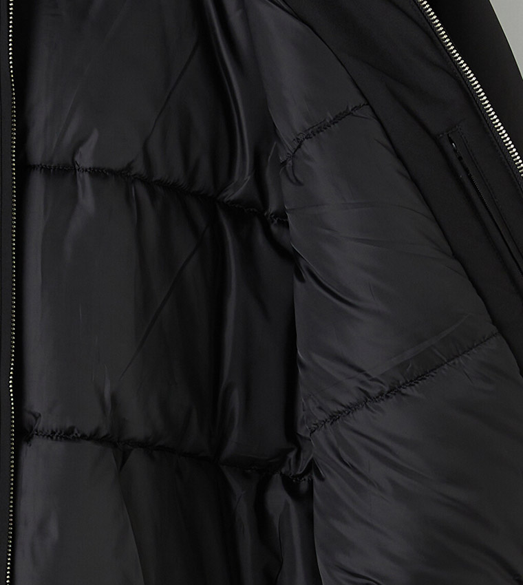 Solid Classic Collar Casual Jacket