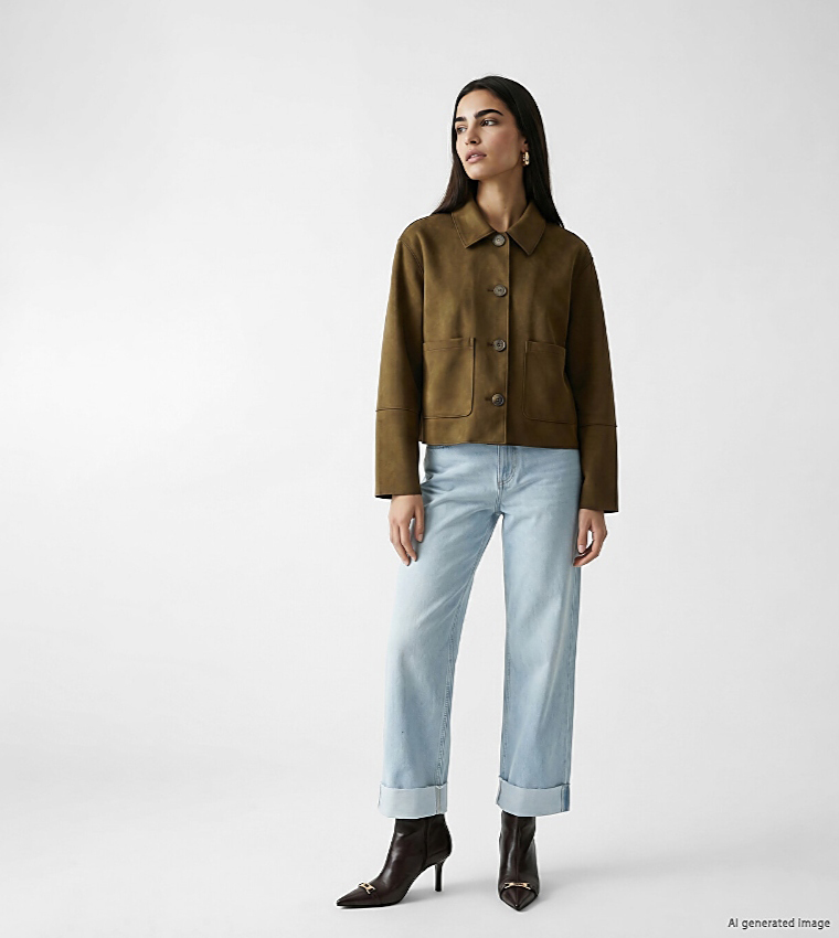LC Waikiki  Casual Jackets - Khaki Casual Jackets