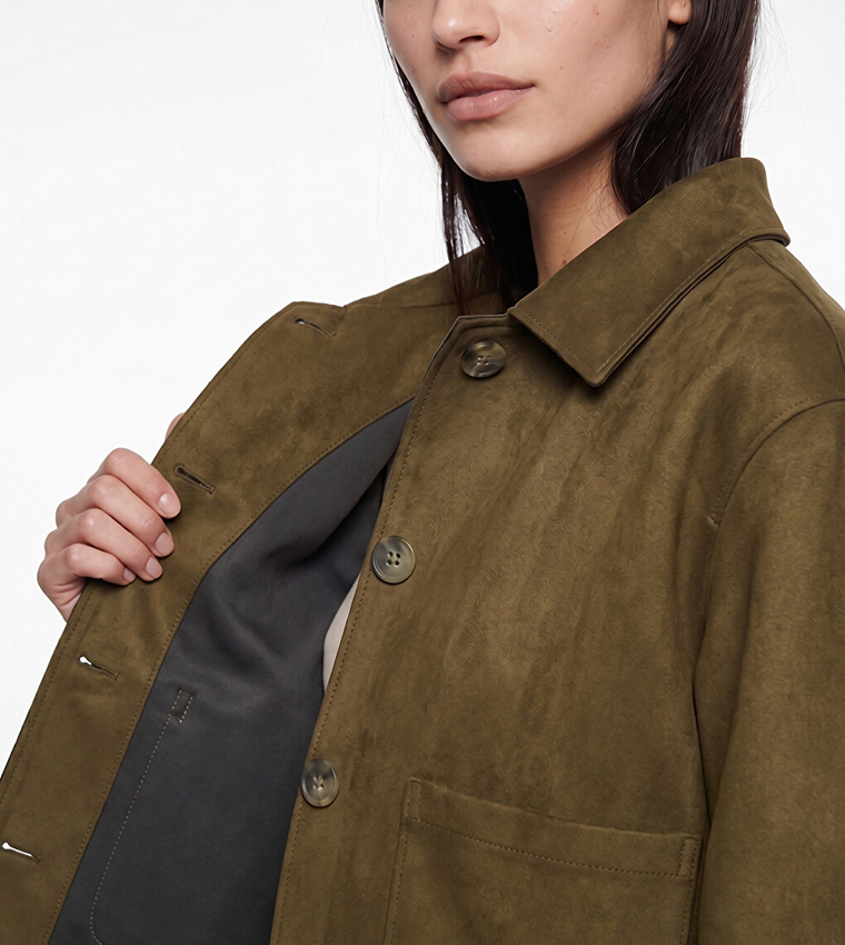 LC Waikiki  Casual Jackets - Khaki Casual Jackets