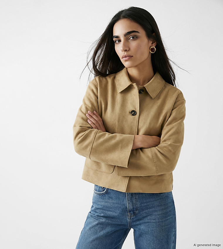 LC Waikiki  Casual Jackets - Beige Casual Jackets