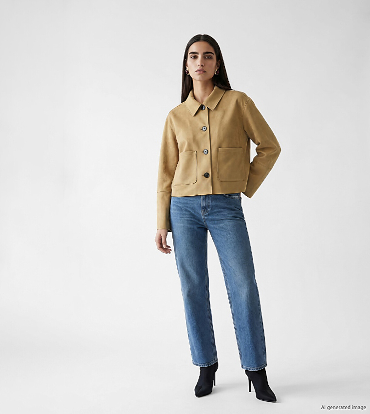 LC Waikiki  Casual Jackets - Beige Casual Jackets