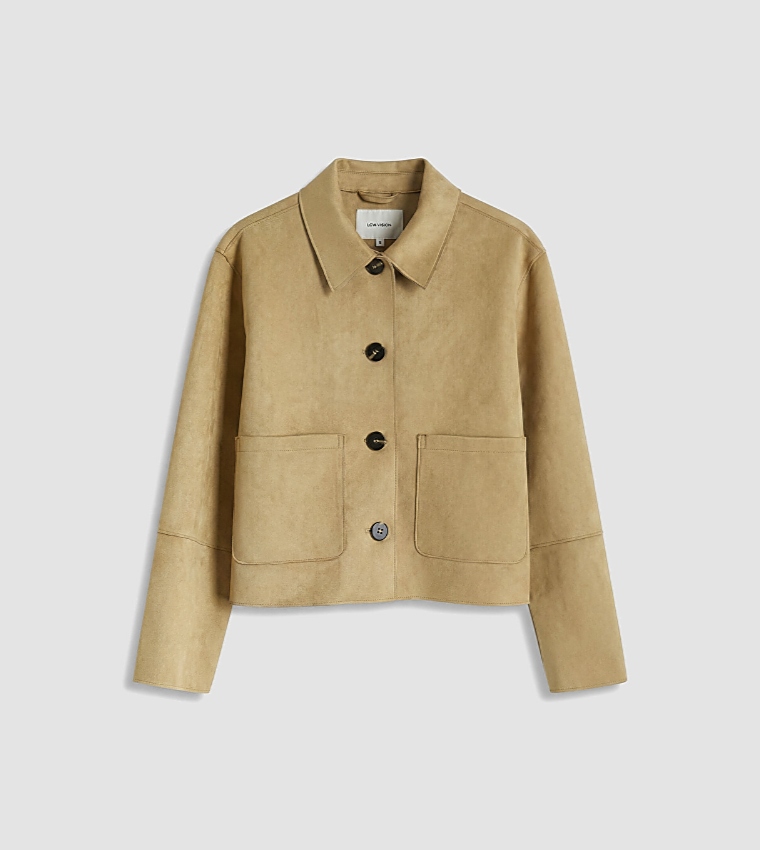 LC Waikiki  Casual Jackets - Beige Casual Jackets