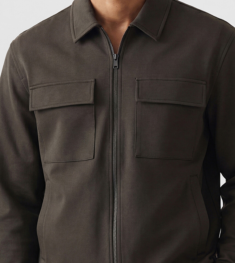 LC Waikiki  Casual Jackets - Olive Casual Jackets