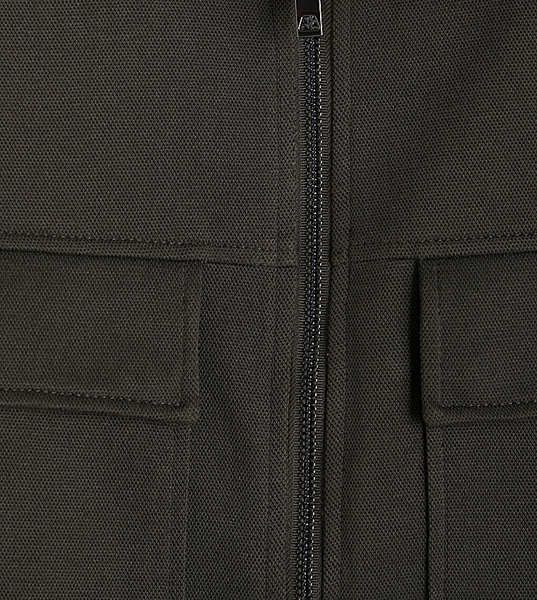 LC Waikiki  Casual Jackets - Olive Casual Jackets