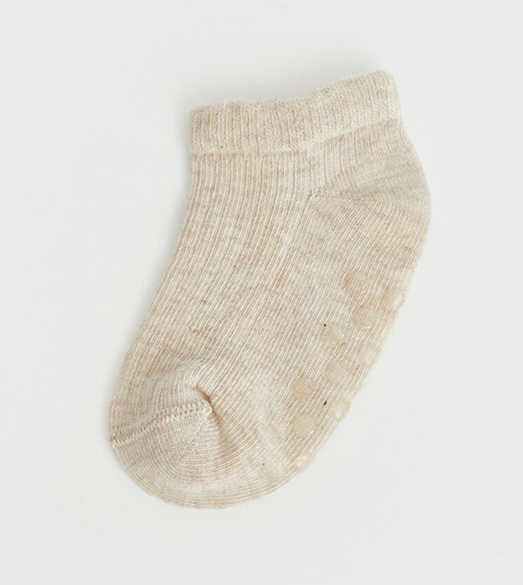 5-Pack Solid Ankle Socks