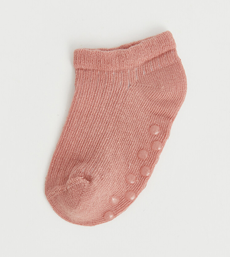 5-Pack Solid Ankle Socks