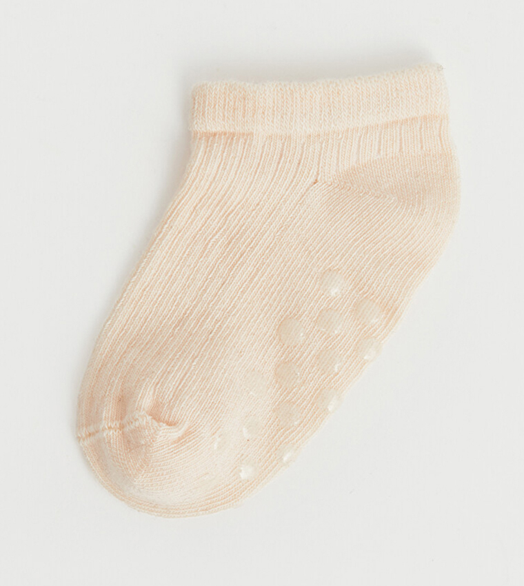 5-Pack Solid Ankle Socks