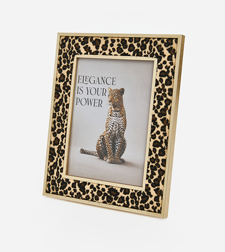 Leopard Patterned Photo Frame