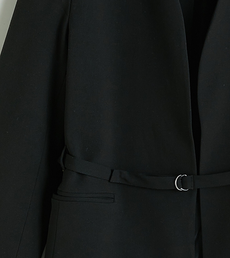 Solid Single-Breasted Blazer