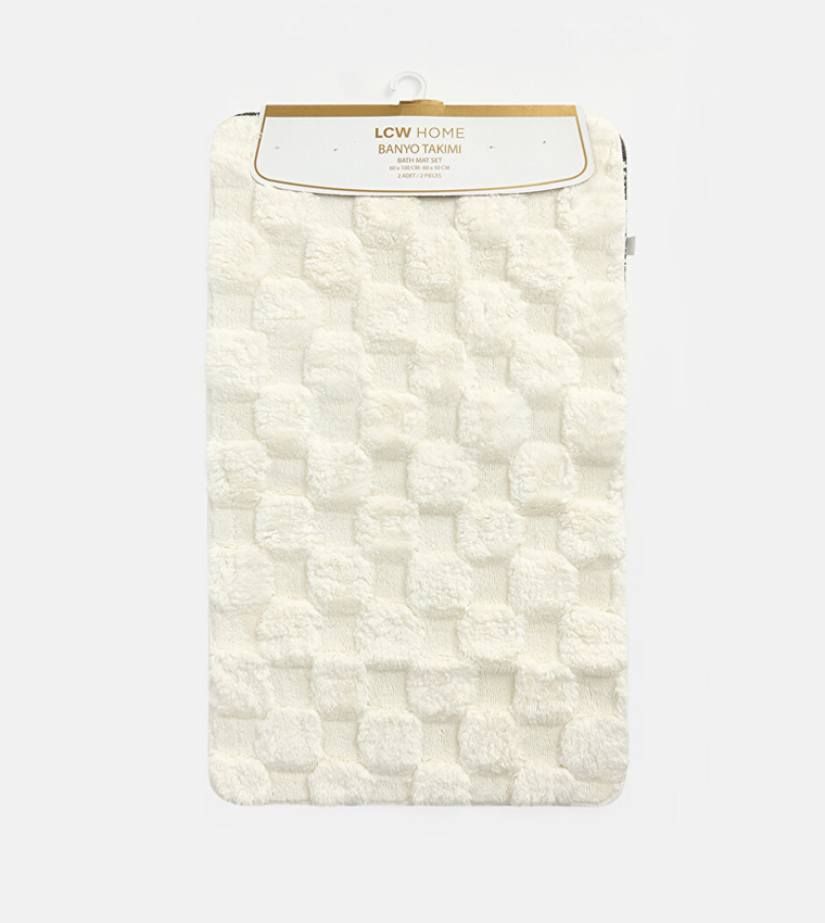 2-Pack Plush Bath Mat Set