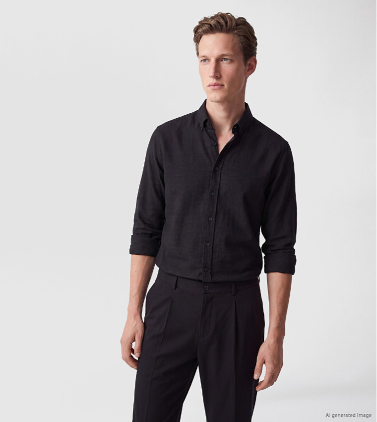 Solid Long Sleeves Shirt