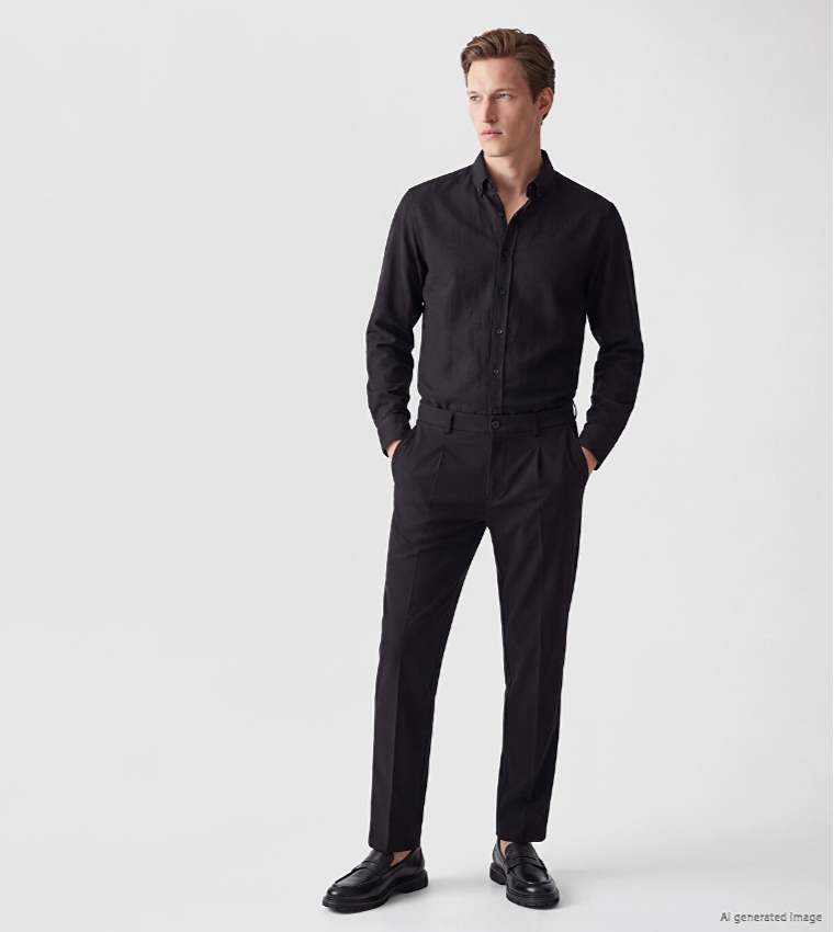 Solid Long Sleeves Shirt