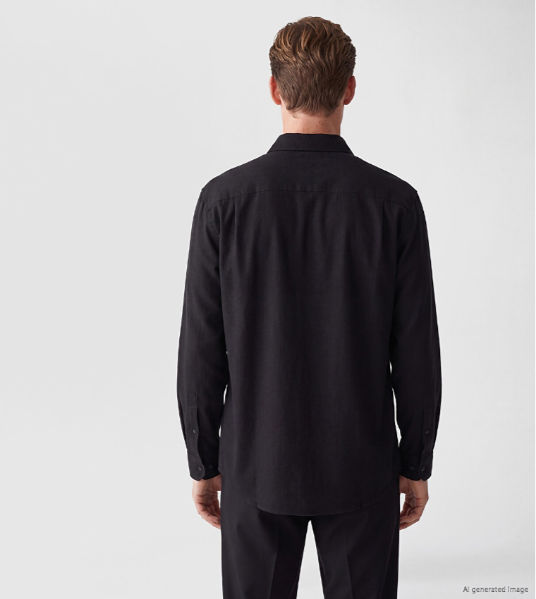 Solid Long Sleeves Shirt