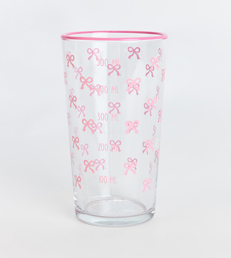 Bow Patterned Glass, 550ml