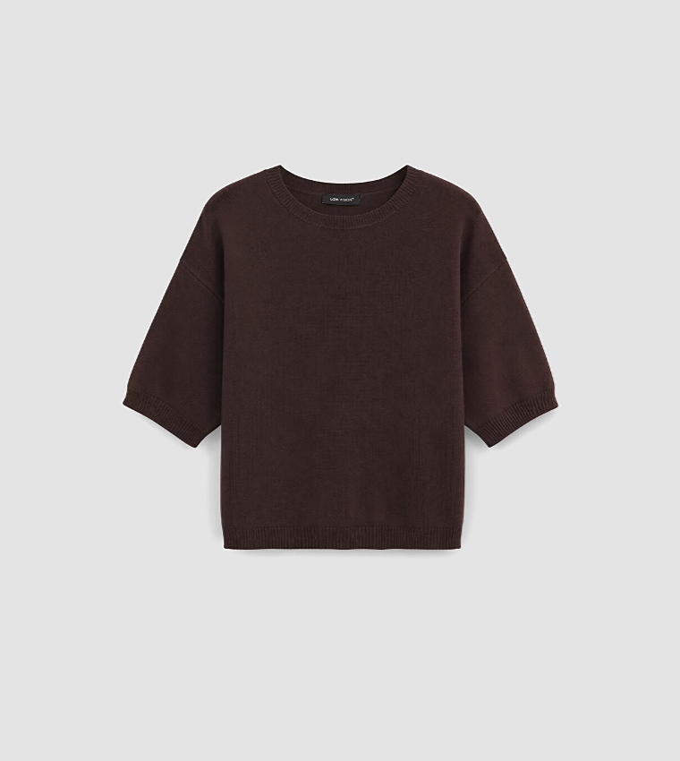 Solid Crew Neck Sweater