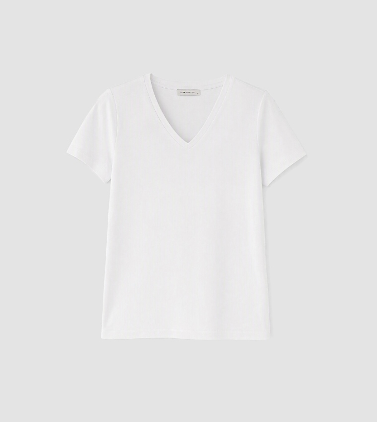 اٍل سي واي كيكي  تيشيرتات  كم قصير  - أبيض Short Sleeve T-Shirts