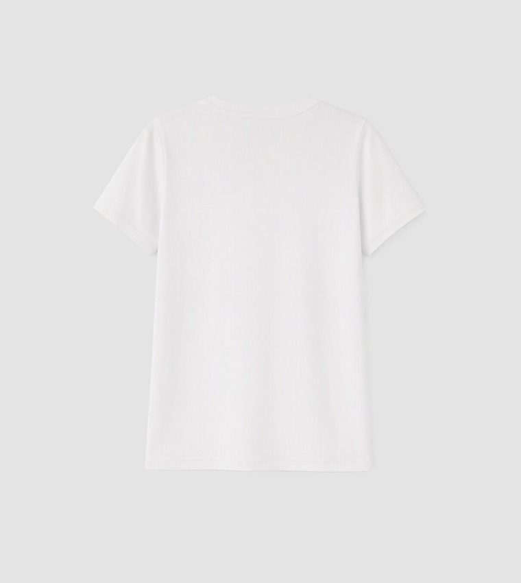 اٍل سي واي كيكي  تيشيرتات  كم قصير  - أبيض Short Sleeve T-Shirts