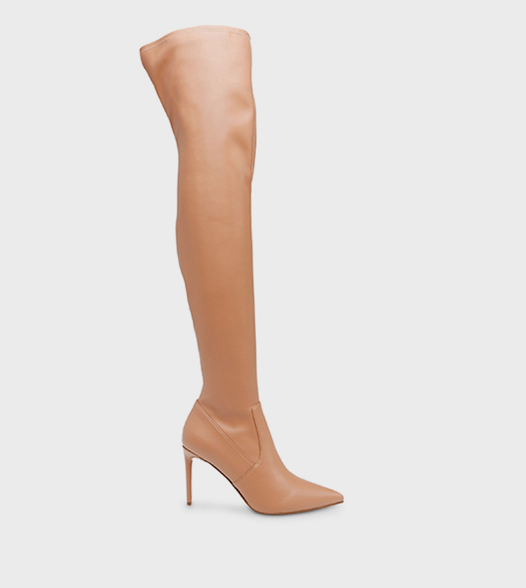 ستيف مادن  أحذية عالية الركبة - حنطي Knee length Boots