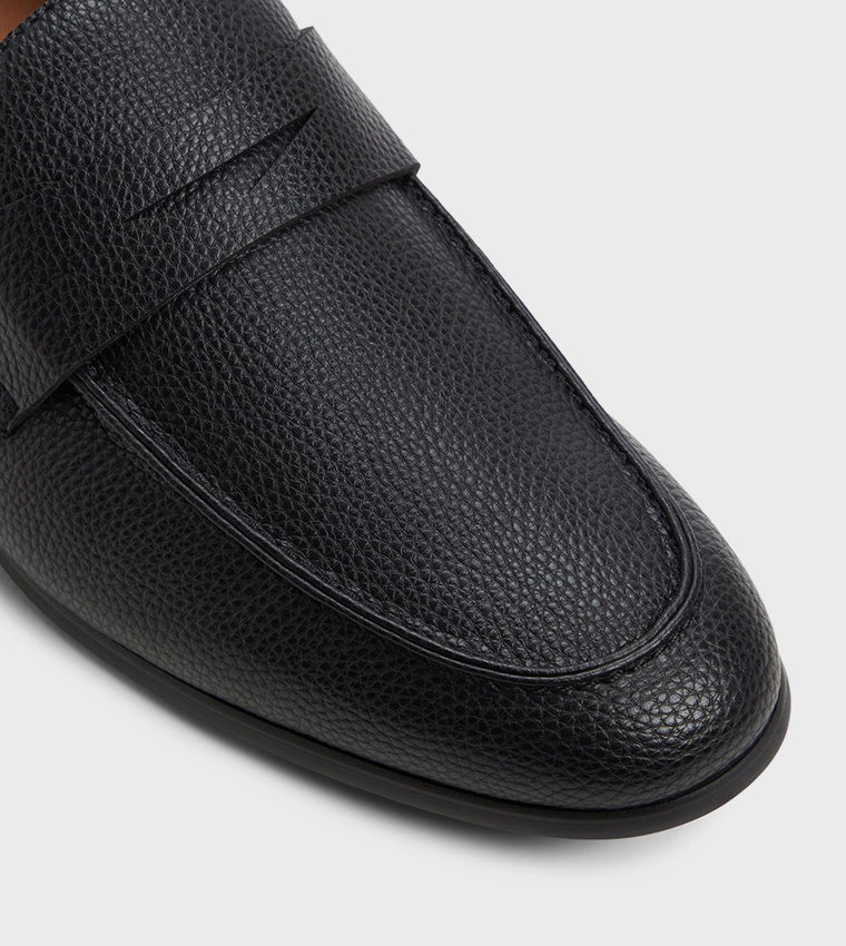LAVENZA Textured Slip-On Formal Shoes