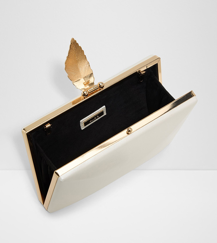 LAYALI Textured Clutch Bag
