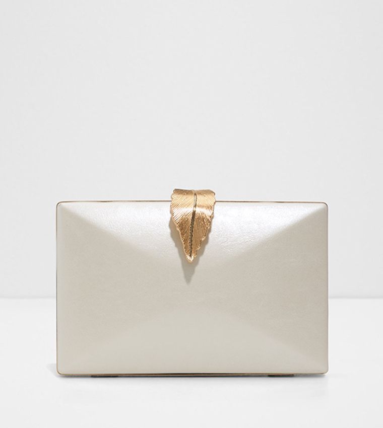 LAYALI Textured Clutch Bag