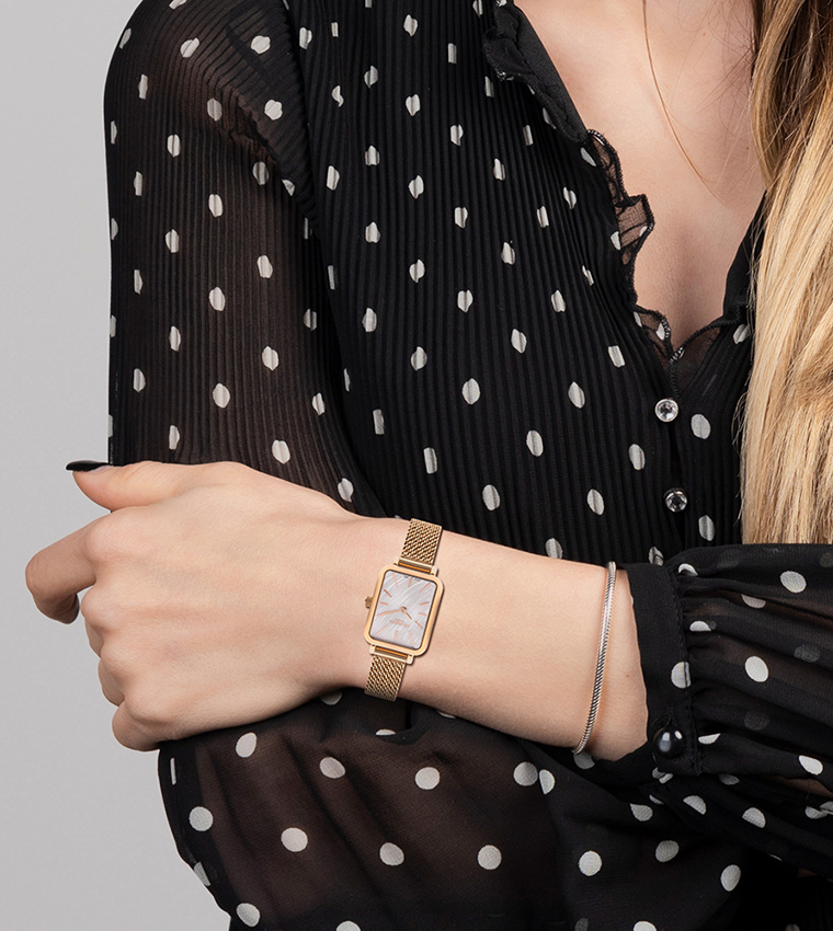 Square Dial Analog Watch