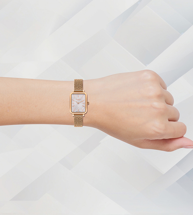 Square Dial Analog Watch