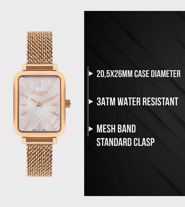 Square Dial Analog Watch