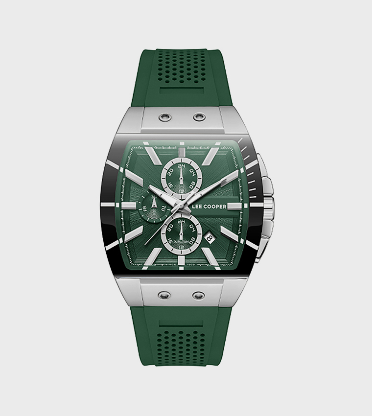 Dark Green Dial Chronograph Watch