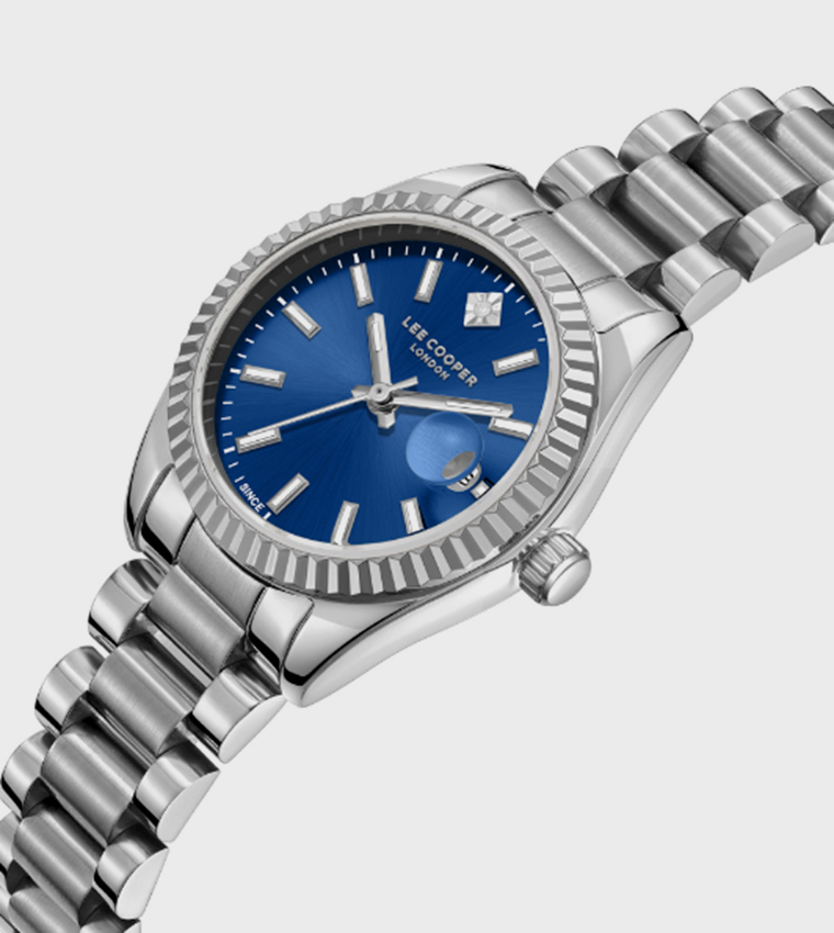 Dark Blue Dial Analog Watch