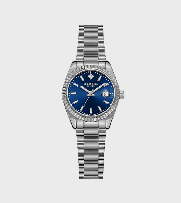 Dark Blue Dial Analog Watch