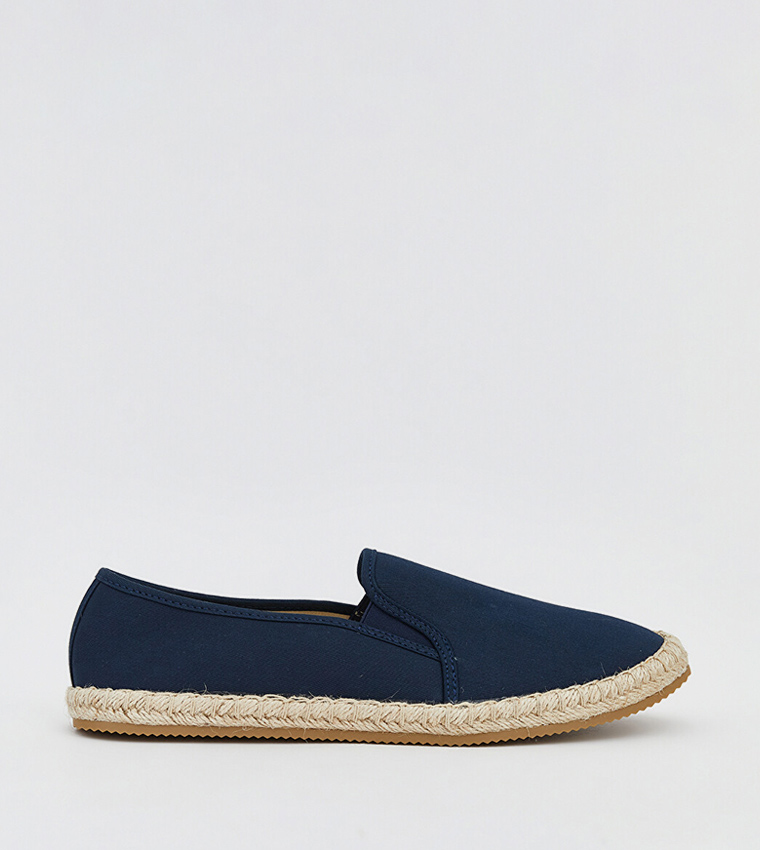 Solid Round Toe Espadrilles