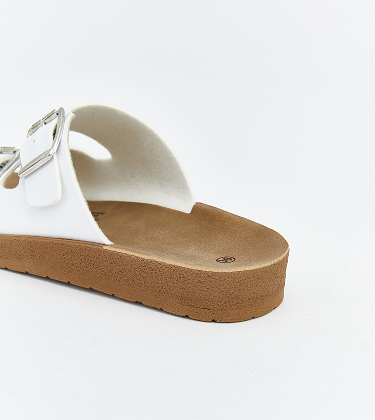 LC Waikiki  Slides - White Slides
