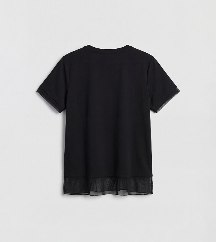 اٍل سي واي كيكي  توبات كاجوال  - أسود Casual Tops