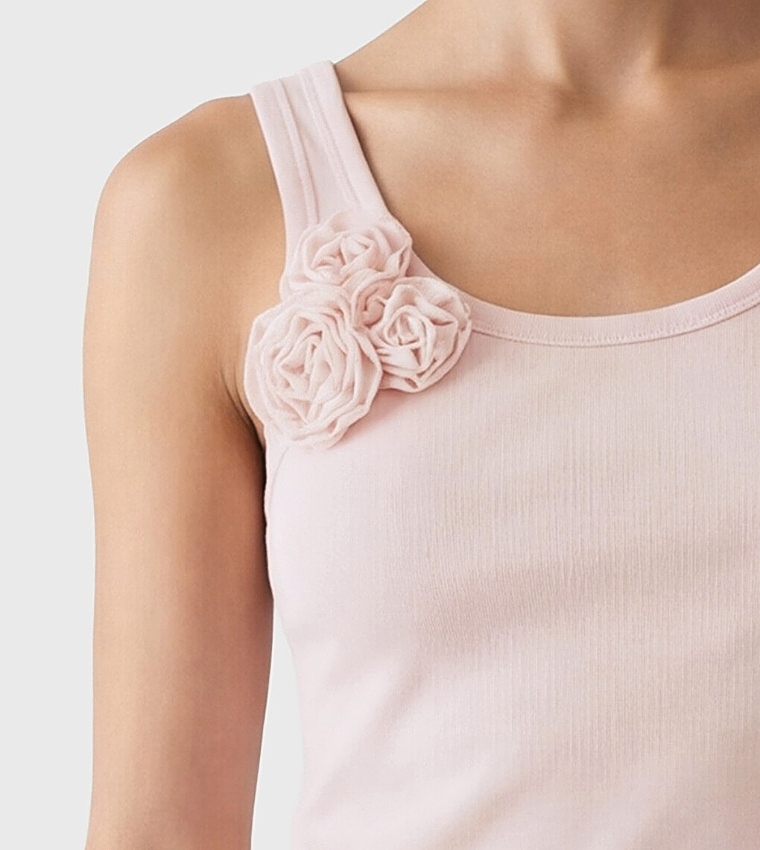 اٍل سي واي كيكي  توبات بلا أكمام  - ليلكي فاتح Sleeveless Tops