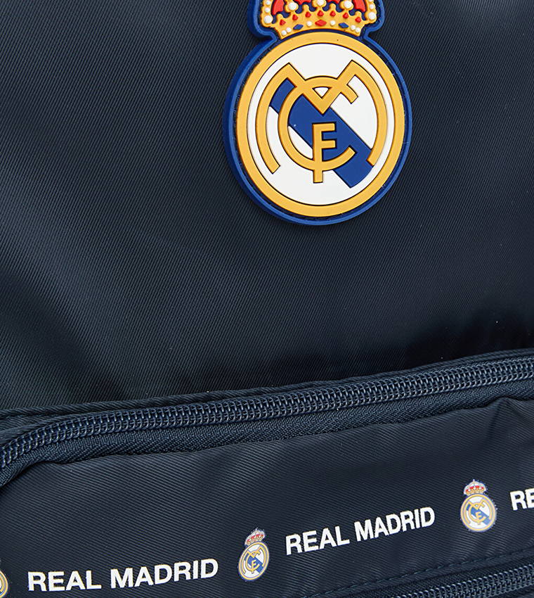 شنطة ظهر بسحاب وطبعة ريال مدريد