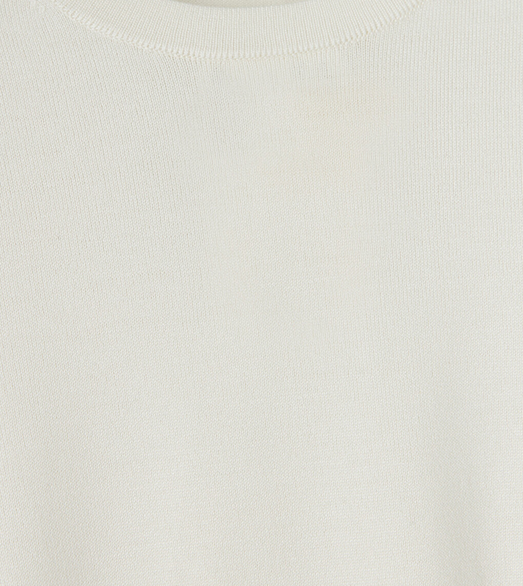 اٍل سي واي كيكي  سترات بياقة دائرية - بيج فاتح  Round Neck Sweaters