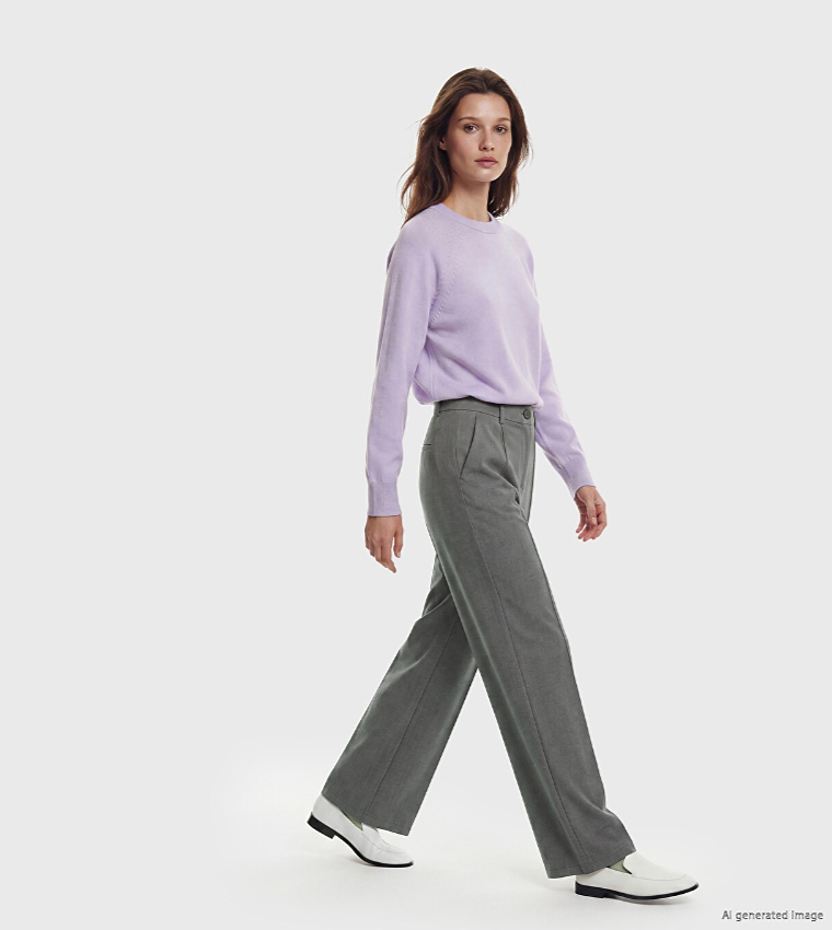 LC Waikiki  Casual Pants - Grey Casual Pants