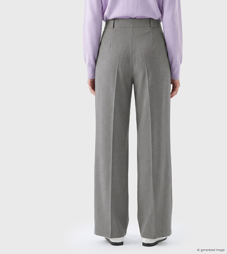 LC Waikiki  Casual Pants - Grey Casual Pants
