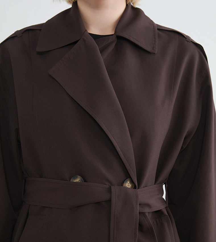 LC Waikiki  Overcoats - Brown Overcoats